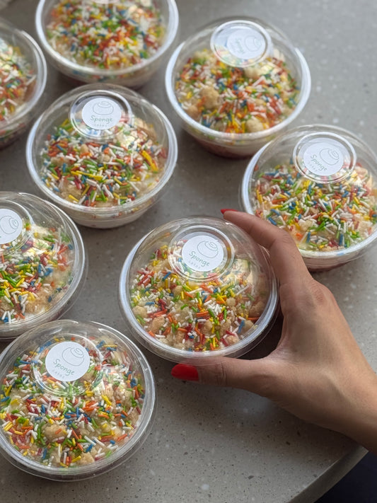 Birthday cake cups