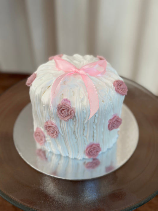 Korean floral cake